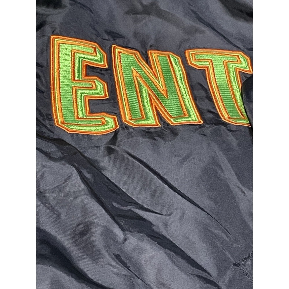 Mishka NYC‎ x Mad Decent Varsity Bomber Jacket Men's XL Black Neon Green Rare - Picture 4 of 12